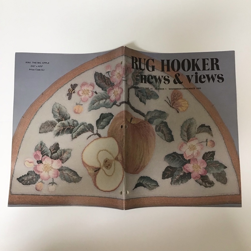 Rug Hook Magazine LOT OF 5 Back Issues 1985 Ideas News & Views Maine ME Vintage